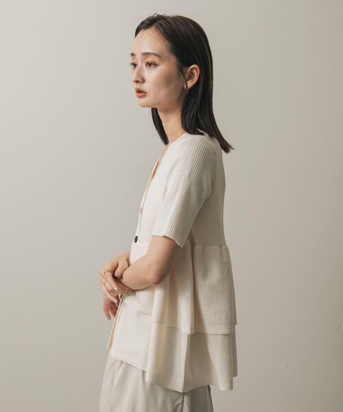 セシリーバンセンペプラムカーディガン カーディガン | CECILIE BAHNSEN (Women)/セシリー バンセン | 三越