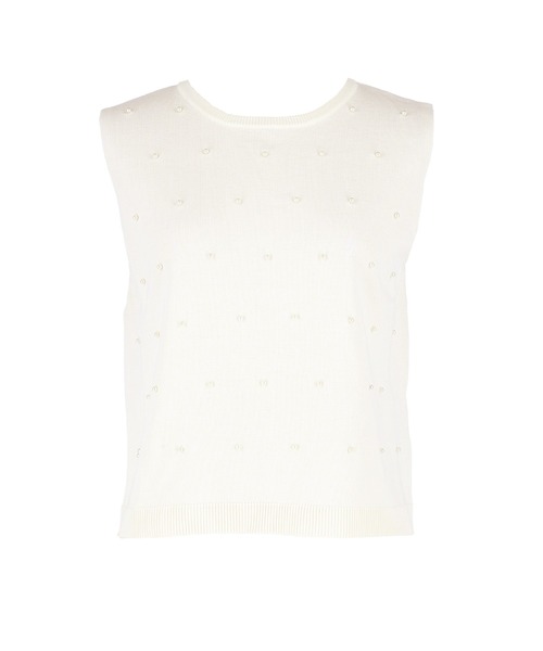 coca（coca）（コカ）の「パールニットトップス（ニット/セーター・レディース・アイボリー/ブラック・S/M/L）」の20枚目の写真