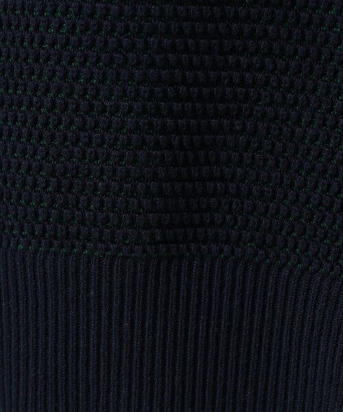 BEAMS（ビームス）の「12ゲージ リブ ワッフル クルーネック ニット（ニット/セーター・メンズ・グレー/ネイビー・S/M/L/XL）」の9枚目の写真