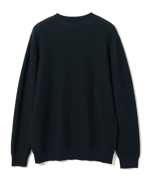 BEAMS（ビームス）の「12ゲージ リブ ワッフル クルーネック ニット（ニット/セーター・メンズ・グレー/ネイビー・S/M/L/XL）」の10枚目の写真