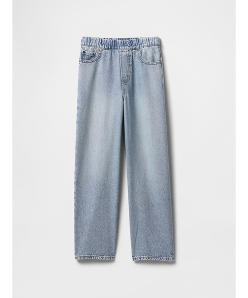 GAP（ギャップ）の「ウルトラソフト プルオン バギーデニム (キッズ)（デニムパンツ・キッズ・ライトインディゴブルー・110cm/120cm/130cm/150cm/160cm/140cm）」の3枚目の写真