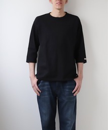 Goodwear USAコットン切替7分袖T