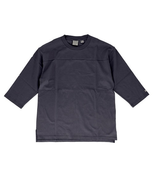 BACKYARD FAMILY(バックヤードファミリー)の「Goodwear USAコットン切替7分袖T(Tシャツ/カットソー・メンズ・杢グレー/グレイッシュベージュ/ブルーグレー/ブラック/オリーブ/ホワイト/ネイビー・XL/M/S/L)」の8枚目の写真