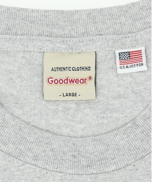 BACKYARD FAMILY(バックヤードファミリー)の「Goodwear USAコットン切替7分袖T(Tシャツ/カットソー・メンズ・杢グレー/グレイッシュベージュ/ブルーグレー/ブラック/オリーブ/ホワイト/ネイビー・XL/M/S/L)」の20枚目の写真