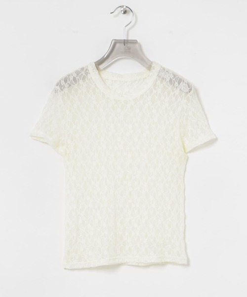 ストレッチレースTシャツ（Tシャツ/カットソー）｜URBAN