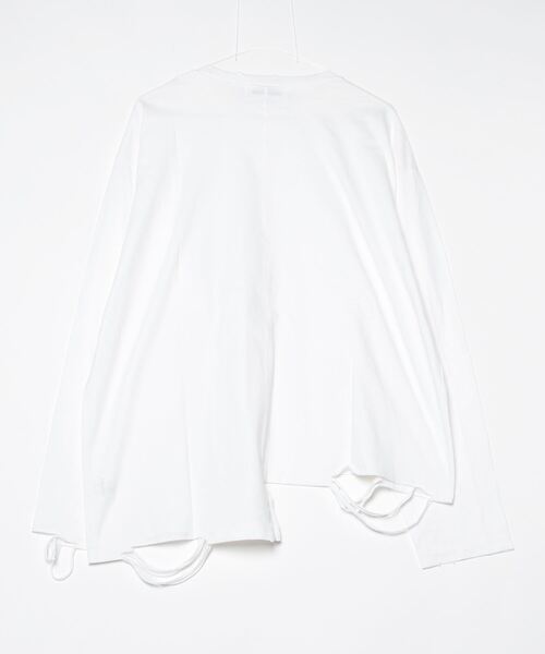 DISCOVERED(ディスカバード)の「HALF LENGTH LONG SLEEVE TEE(Tシャツ/カットソー・メンズ・ブラック/ホワイト・3)」の11枚目の写真