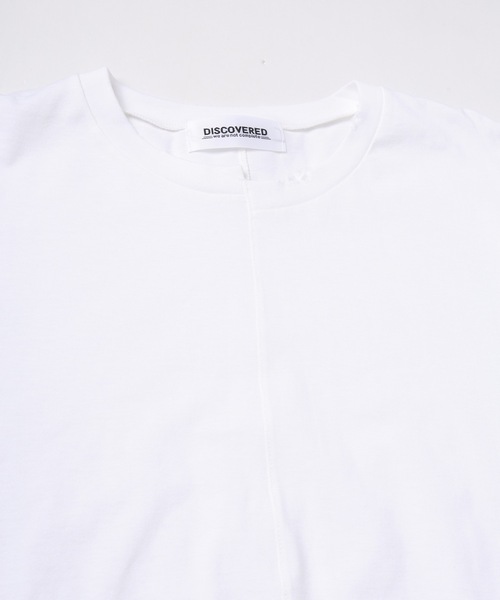 DISCOVERED(ディスカバード)の「HALF LENGTH LONG SLEEVE TEE(Tシャツ/カットソー・メンズ・ブラック/ホワイト・3)」の8枚目の写真