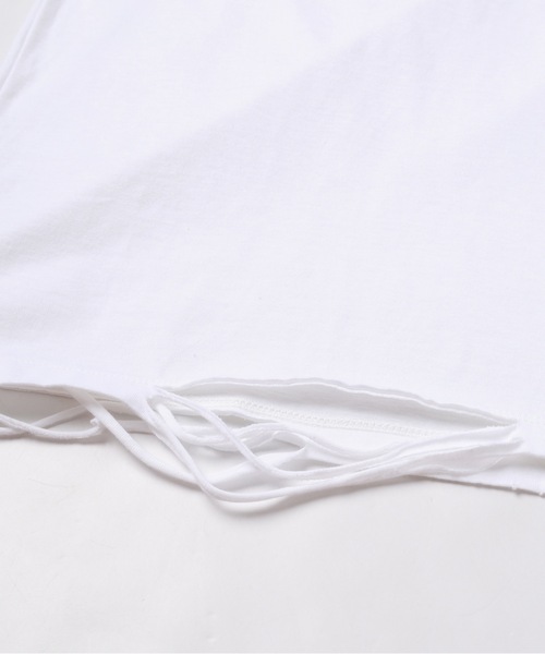 DISCOVERED(ディスカバード)の「HALF LENGTH LONG SLEEVE TEE(Tシャツ/カットソー・メンズ・ブラック/ホワイト・3)」の9枚目の写真