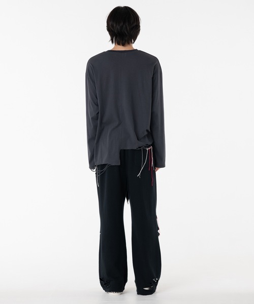 DISCOVERED(ディスカバード)の「HALF LENGTH LONG SLEEVE TEE(Tシャツ/カットソー・メンズ・ブラック/ホワイト・3)」の13枚目の写真