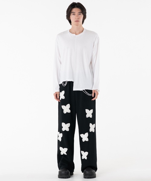 DISCOVERED(ディスカバード)の「HALF LENGTH LONG SLEEVE TEE(Tシャツ/カットソー・メンズ・ブラック/ホワイト・3)」の14枚目の写真