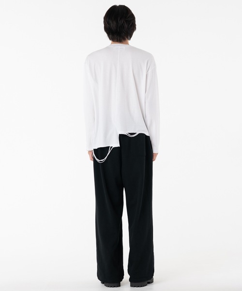 DISCOVERED(ディスカバード)の「HALF LENGTH LONG SLEEVE TEE(Tシャツ/カットソー・メンズ・ブラック/ホワイト・3)」の15枚目の写真