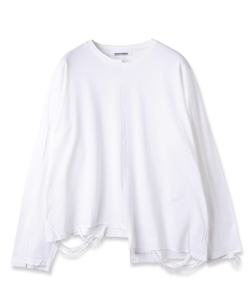 DISCOVERED(ディスカバード)の「HALF LENGTH LONG SLEEVE TEE(Tシャツ/カットソー・メンズ・ブラック/ホワイト・3)」の19枚目の写真