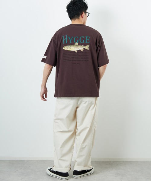 tシャツ 「NORDISK/ノルディスク」 別注 HYGGE フィッシュ バックプリントTシャツ レディース メンズ NORDISK/ノルディスク] 別注 HYGGE フィッシュ バックプリントT