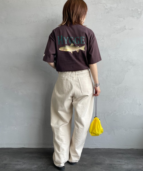 NORDISK/ノルディスク] 別注 HYGGE フィッシュ バックプリントT