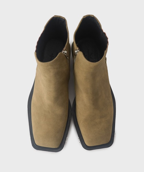 tk.TAKEO KIKUCHI（ティーケータケオキクチ）の「ウエスタンスタッズブーツ（ブーツ・メンズ・ベージュ系4/ブラック・55/65/75）」の7枚目の写真