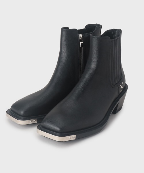 tk.TAKEO KIKUCHI（ティーケータケオキクチ）の「ウエスタンスタッズブーツ（ブーツ・メンズ・ベージュ系4/ブラック・55/65/75）」の10枚目の写真