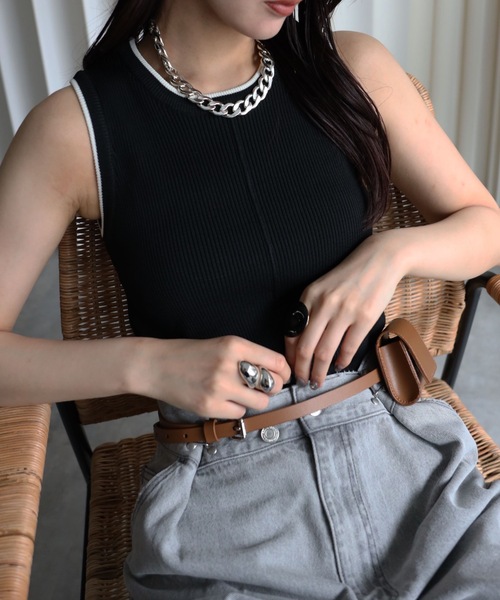model：164cm. 着用サイズ：FREE