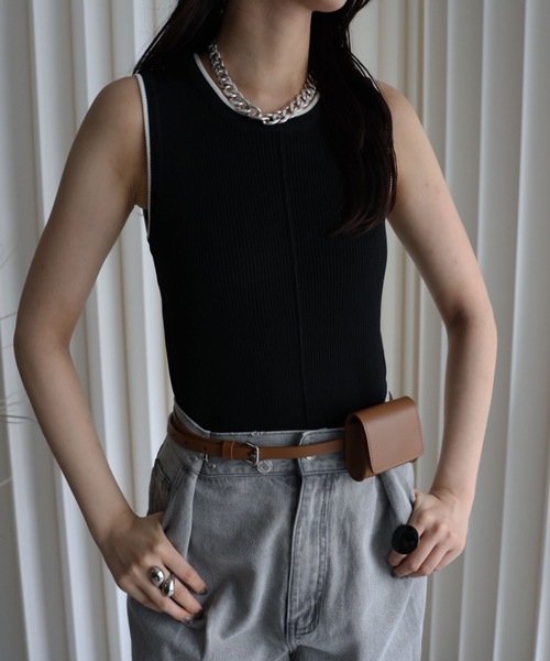 model：164cm. 着用サイズ：FREE