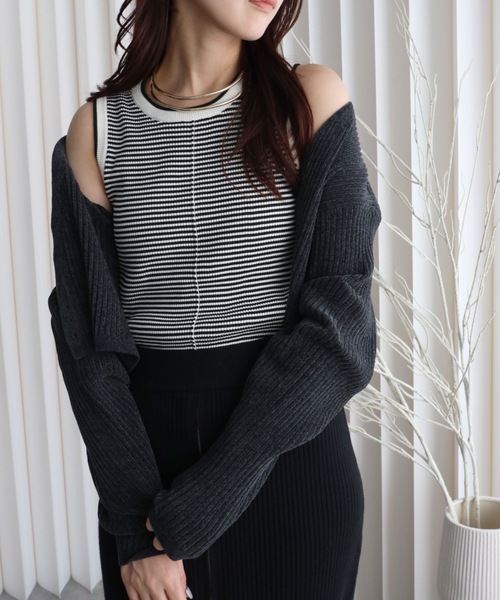 model：164cm. 着用サイズ：FREE