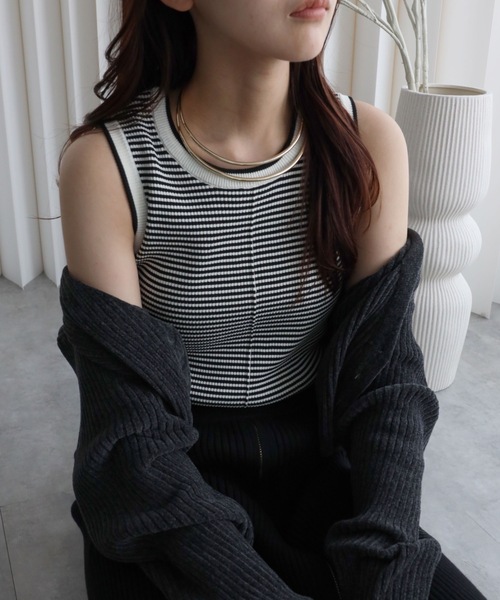 model：164cm. 着用サイズ：FREE
