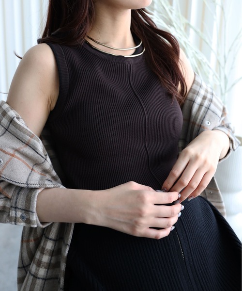model：164cm. 着用サイズ：FREE