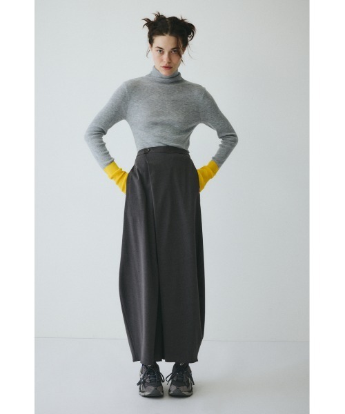 ●新品【HeRIN.CYE】 Long skirt pantsカーキ/36 Long skirt pants ロングスカートパンツ（その他パンツ）｜HeRIN.CYE