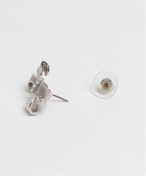 RANDA（ランダ）の「ビジューリボンピアス（ピアス（両耳用）・レディース・シルバー/ゴールド・FREE）」の10枚目の写真