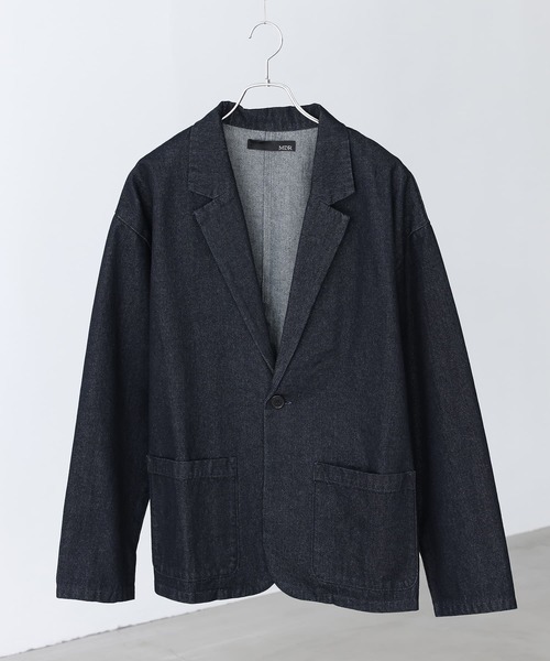 セットアップ対応】『デニムテーラードジャケット』（テーラード
