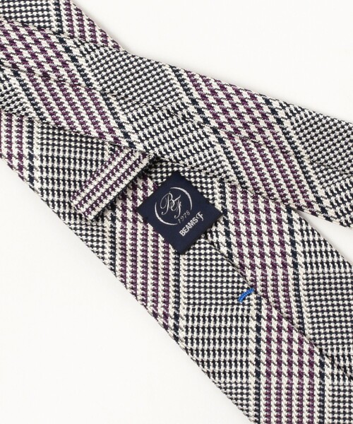 セール】シルク グレンチェック柄 ネクタイ（ネクタイ）｜BEAMS F