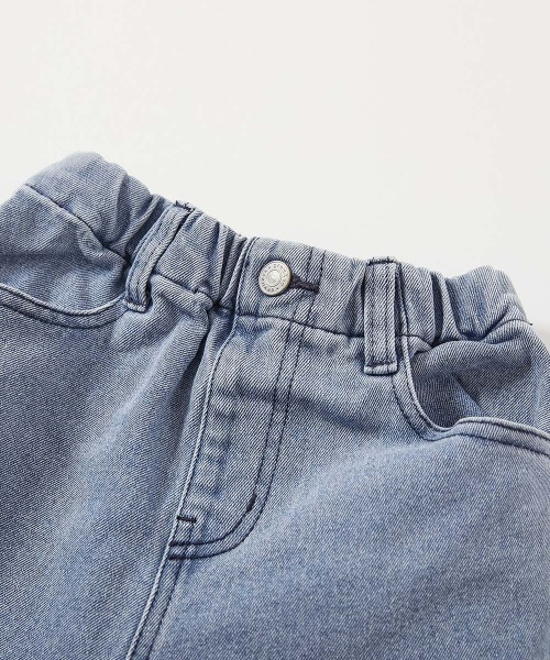 devirock（デビロック）の「ストレッチデニム ペグトップパンツ（デニムパンツ・キッズ・ワンウォッシュ/サックスブルー系/ブルー系/ブラック系・100cm/110cm/120cm/130cm/140cm/150cm/160cm）」の10枚目の写真