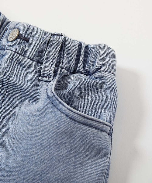 devirock（デビロック）の「ストレッチデニム ペグトップパンツ（デニムパンツ・キッズ・ワンウォッシュ/サックスブルー系/ブルー系/ブラック系・100cm/110cm/120cm/130cm/140cm/150cm/160cm）」の11枚目の写真