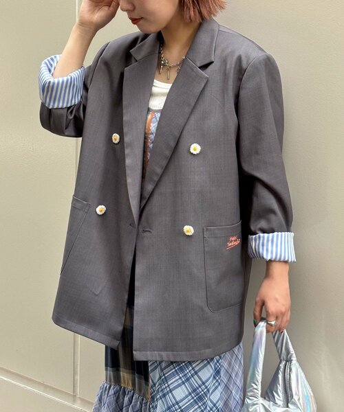 HELLO.SANFRANCISCO/ハローサンフランシスコ】ネーム刺繍マーガレット