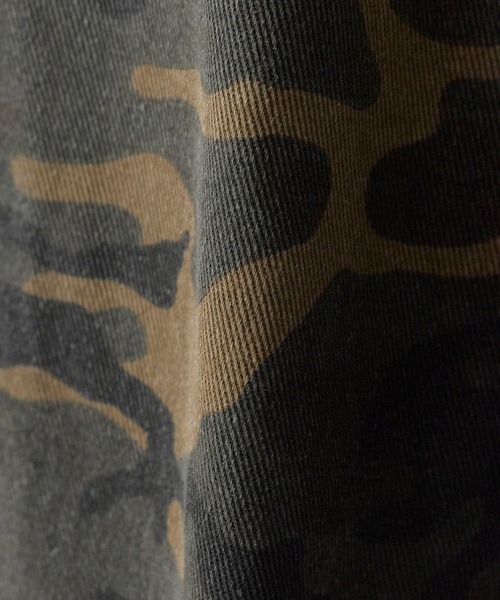 Chick（チック）の「camouflage pants/スナップボタンデザイン迷彩パンツ（デニムパンツ・レディース・カーキ・FREE）」の19枚目の写真