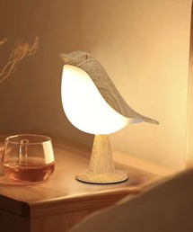 Sowel.（ソエル）の「【 Sowel. / ソエル 】 木製風 バード デザイン 卓上ランプ #（照明）」