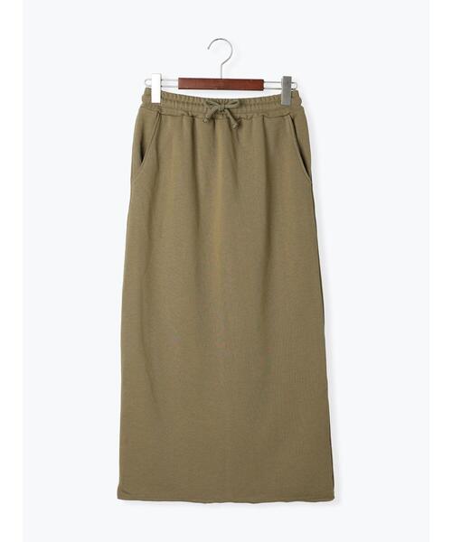 Te chichi TERRASSE（テチチテラス）の「裏毛カットタイトスカート（スカート・レディース・ブラック/カーキ/グレー・F）」の13枚目の写真