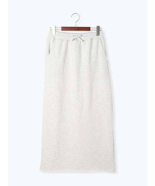 Te chichi TERRASSE（テチチテラス）の「裏毛カットタイトスカート（スカート・レディース・ブラック/カーキ/グレー・F）」の15枚目の写真