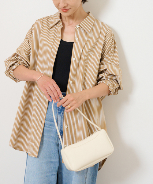 ジャーナルスタンダード レリューム（JOURNAL STANDARD relume）/コンパクトコットンストライプビッグシャツ コンパクトコットンストライプビッグシャツ（シャツ/ブラウス