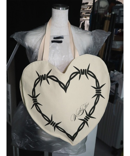 Heart Tattoo】ハートタトゥーロゴ ハートトートバッグ（トートバッグ