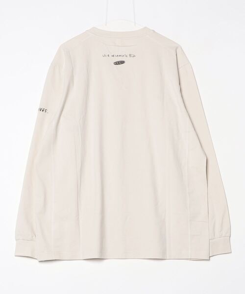 KEEN(キーン)の「Us4 HARVEST NATURE LIVES LS TEE /アスフォー ハーベスト ネイチャー リブズ ロングスリーブ ティー(Tシャツ/カットソー・レディース・アイボリー・S/M/L/XL)」の2枚目の写真