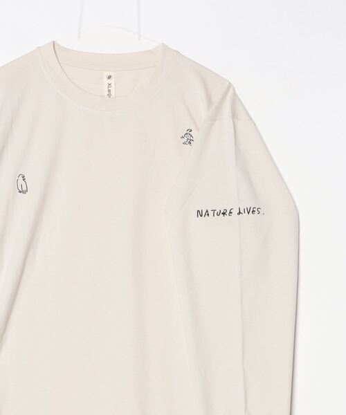 KEEN(キーン)の「Us4 HARVEST NATURE LIVES LS TEE /アスフォー ハーベスト ネイチャー リブズ ロングスリーブ ティー(Tシャツ/カットソー・レディース・アイボリー・S/M/L/XL)」の3枚目の写真