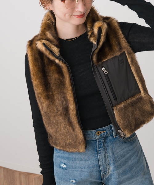 TICCA / ティッカ ミンクファーベスト（その他アウター）｜Spick