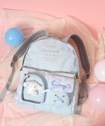 sanrio（サンリオ）の「サンリオ チェック クリアポケット ぬいぐるみ付 リュック（バックパック/リュック）」