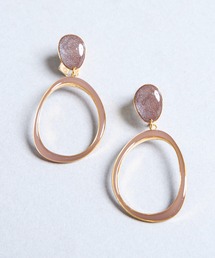 The Rule（ザルール）の「The Rule ザルール：Hang earring　変形サークルイヤリング（イヤリング）」