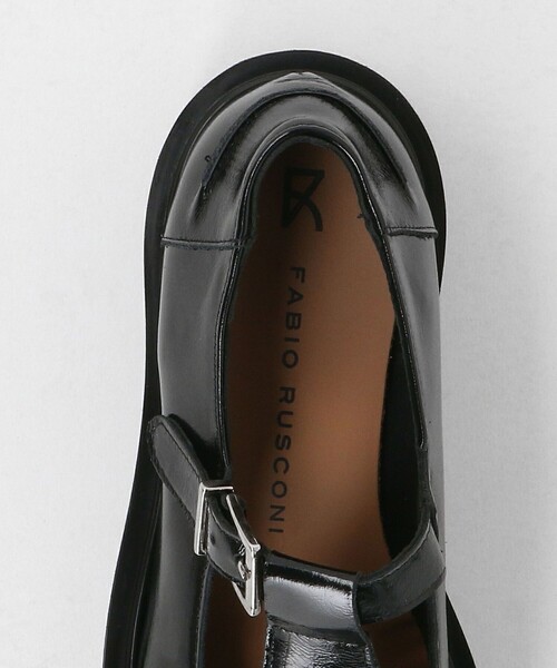 FABIO RUSCONI(ファビオルスコーニ)の「<FABIO RUSCONI>Tストラップ ローファー< Select by EMMEL REFINES >(ローファー・レディース・ブラック・37/38)」の7枚目の写真