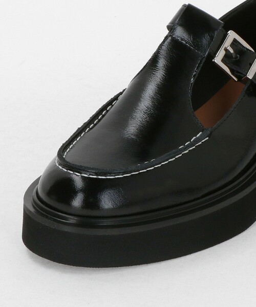 FABIO RUSCONI(ファビオルスコーニ)の「<FABIO RUSCONI>Tストラップ ローファー< Select by EMMEL REFINES >(ローファー・レディース・ブラック・37/38)」の8枚目の写真