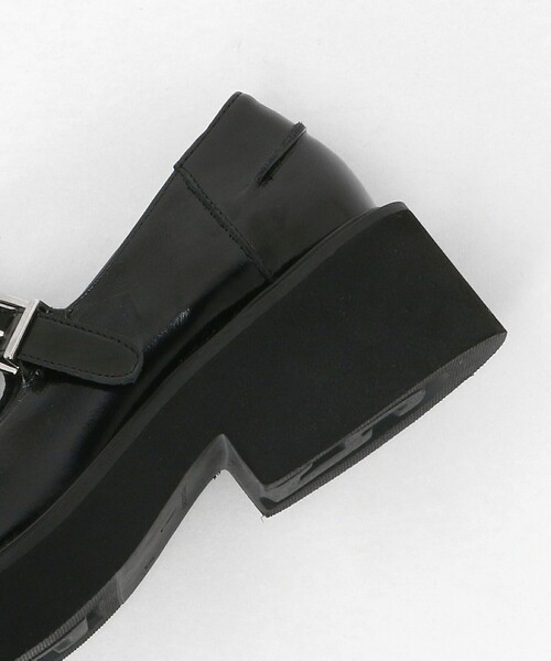 FABIO RUSCONI(ファビオルスコーニ)の「<FABIO RUSCONI>Tストラップ ローファー< Select by EMMEL REFINES >(ローファー・レディース・ブラック・37/38)」の9枚目の写真