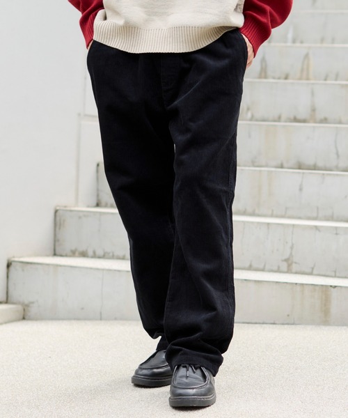 WEGO/【25年秋冬新作】コーデュロイイージーストレートパンツ