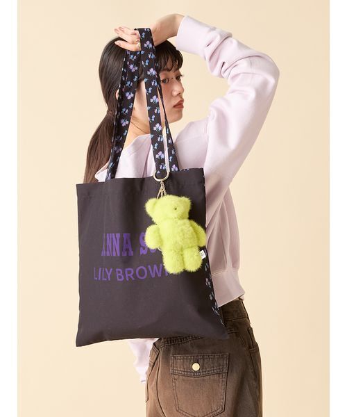 LILY BROWN ×ANNA SUI】バタフライLily Bearチャーム（キーケース/キー