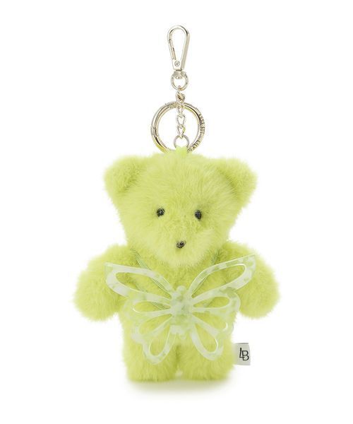 LILY BROWN（リリーブラウン）の「【LILY BROWN ×ANNA SUI】バタフライLily Bearチャーム（キーケース/キーアクセサリー・レディース・ベージュ/ホワイト/ライム/ブラック・F）」の4枚目の写真