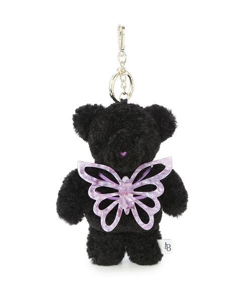 LILY BROWN（リリーブラウン）の「【LILY BROWN ×ANNA SUI】バタフライLily Bearチャーム（キーケース/キーアクセサリー・レディース・ベージュ/ホワイト/ライム/ブラック・F）」の3枚目の写真